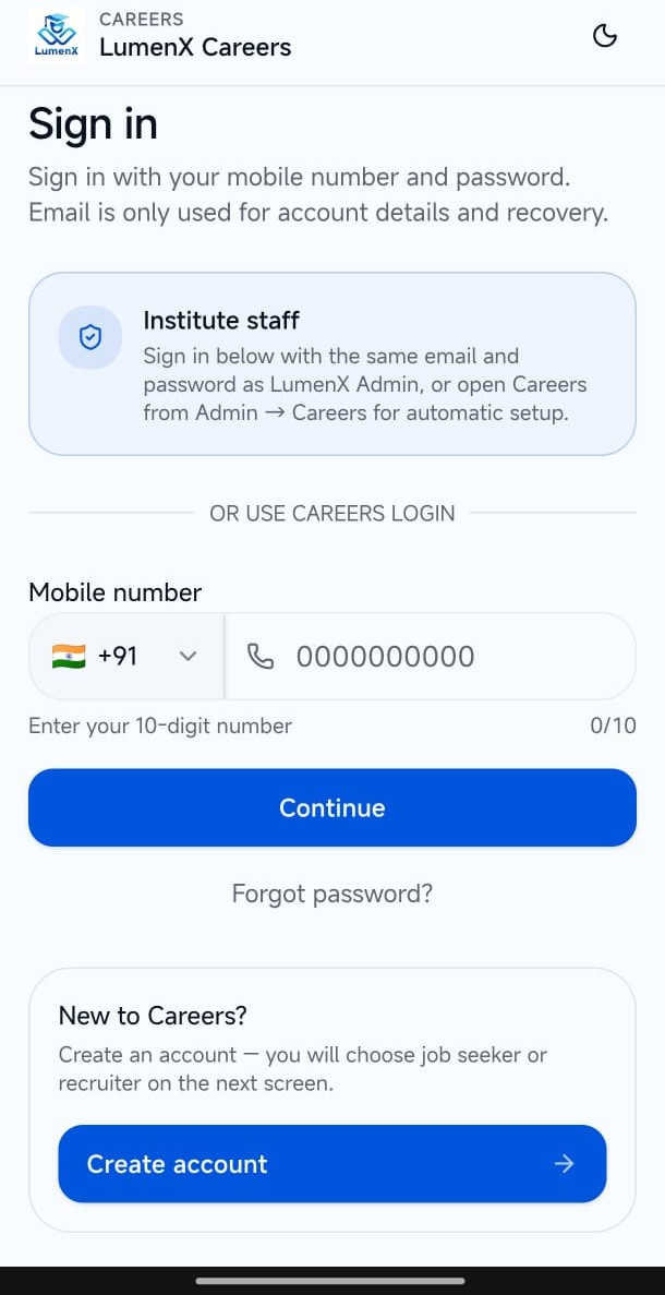 Applications — LumenX Careers