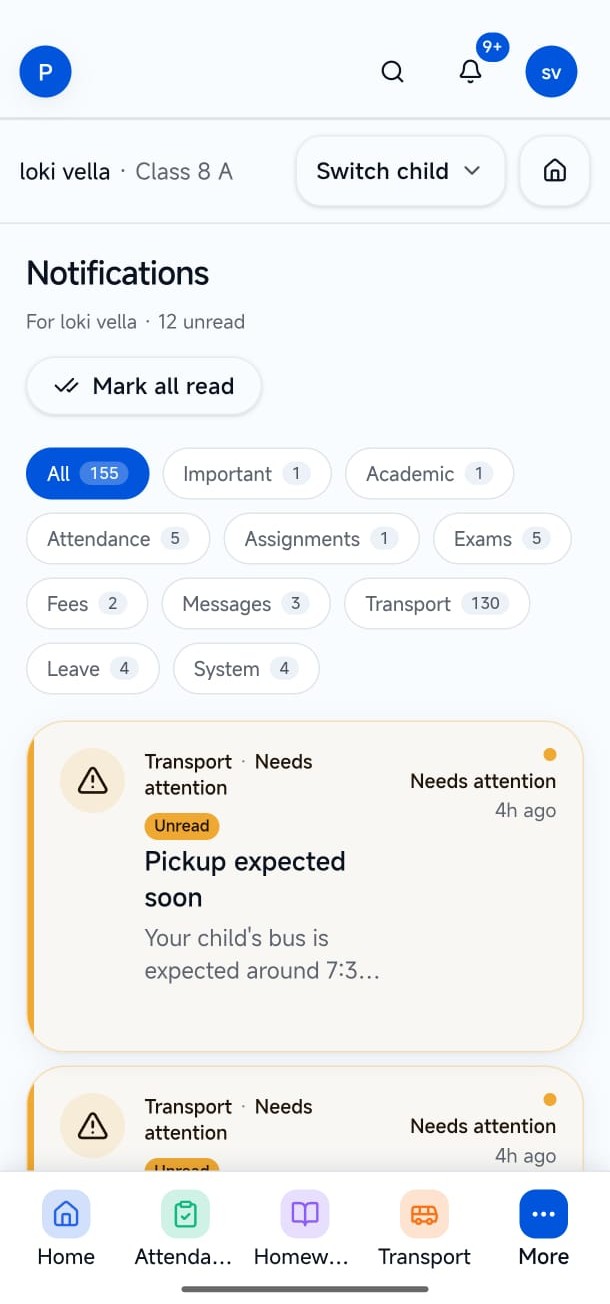Messages & notifications — LumenX Connect
